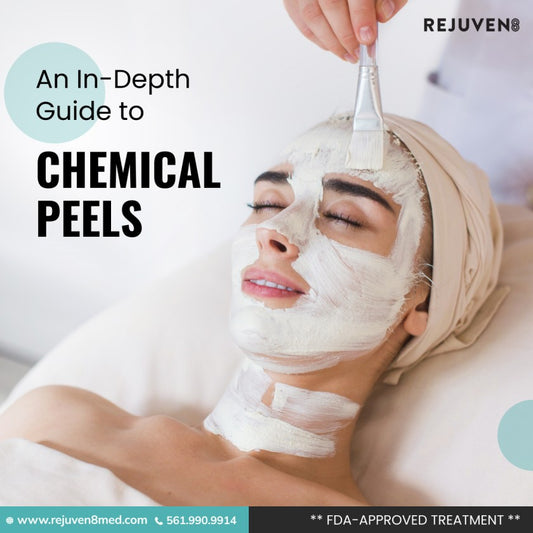Chemical peels are a popular cosmetic procedure used for aesthetic purposes. It mainly utilizes a combination of different high-end products to gently remove the top layer of the skin and reveal an even-toned, radiant texture underneath.